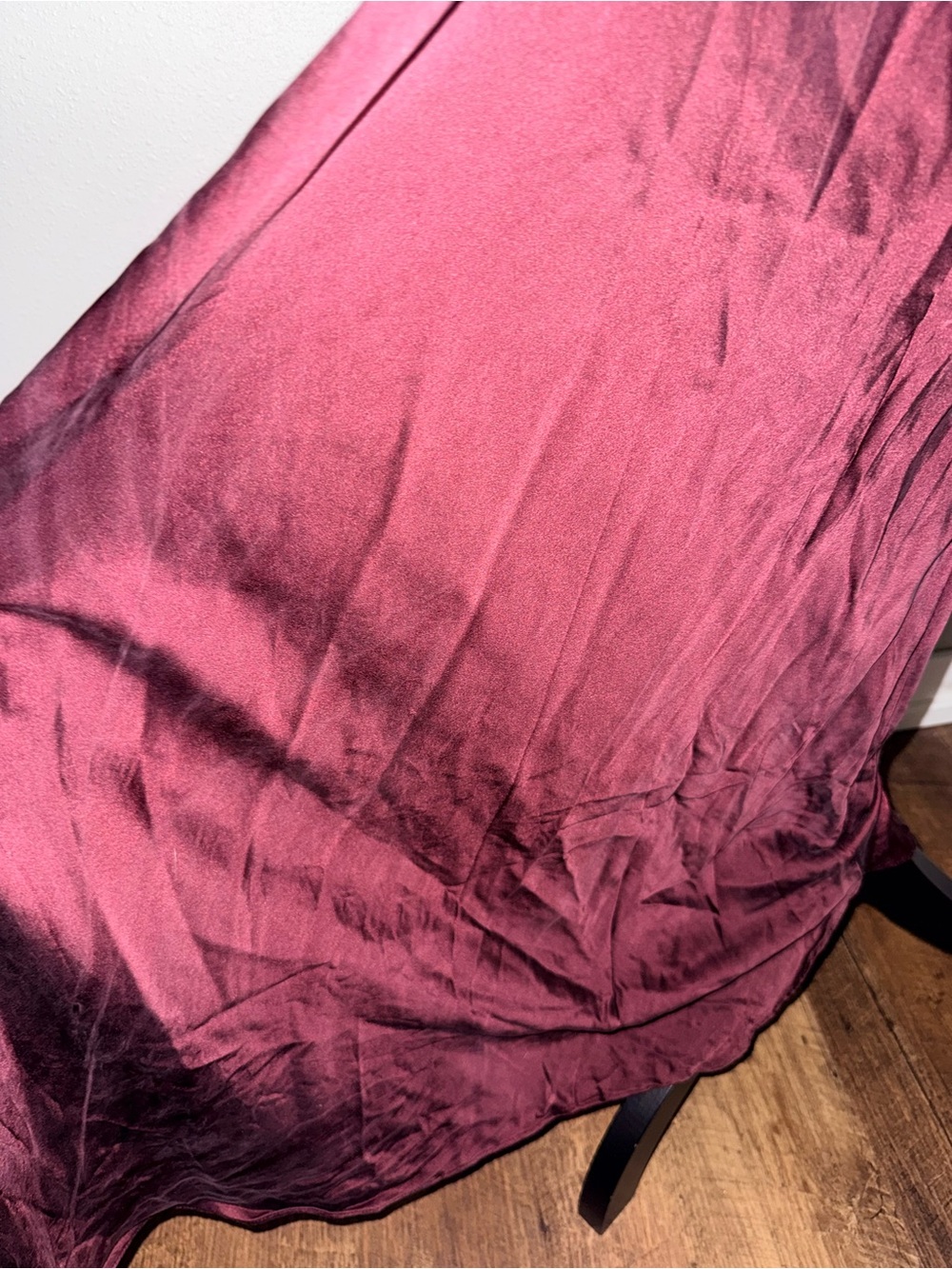 Nili Lotan Silk Burgandy Maxi Dress Small - Picture 3 of 8